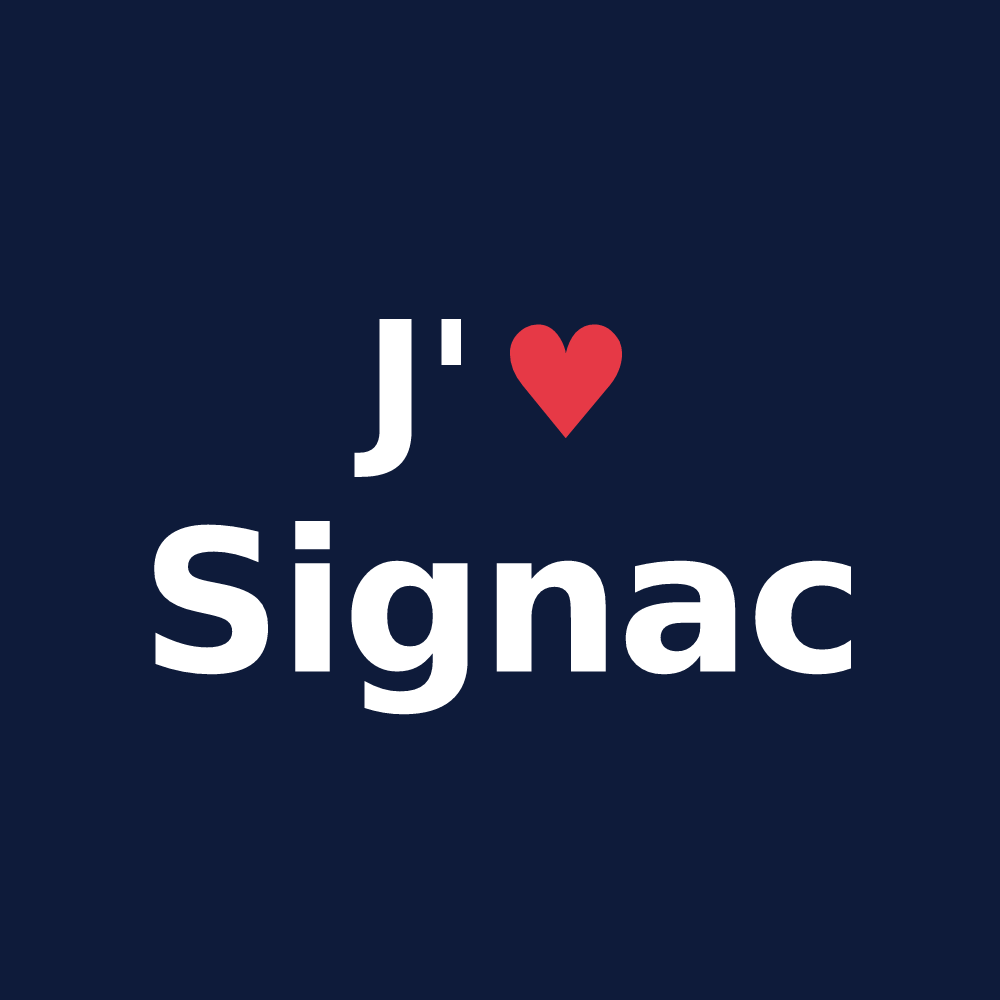 T-shirt personnalisé Signac — design J'aime Signac