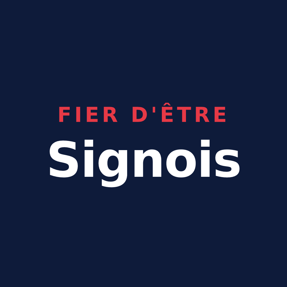 T-shirt « Fier d'être Signois » — design pour Signes