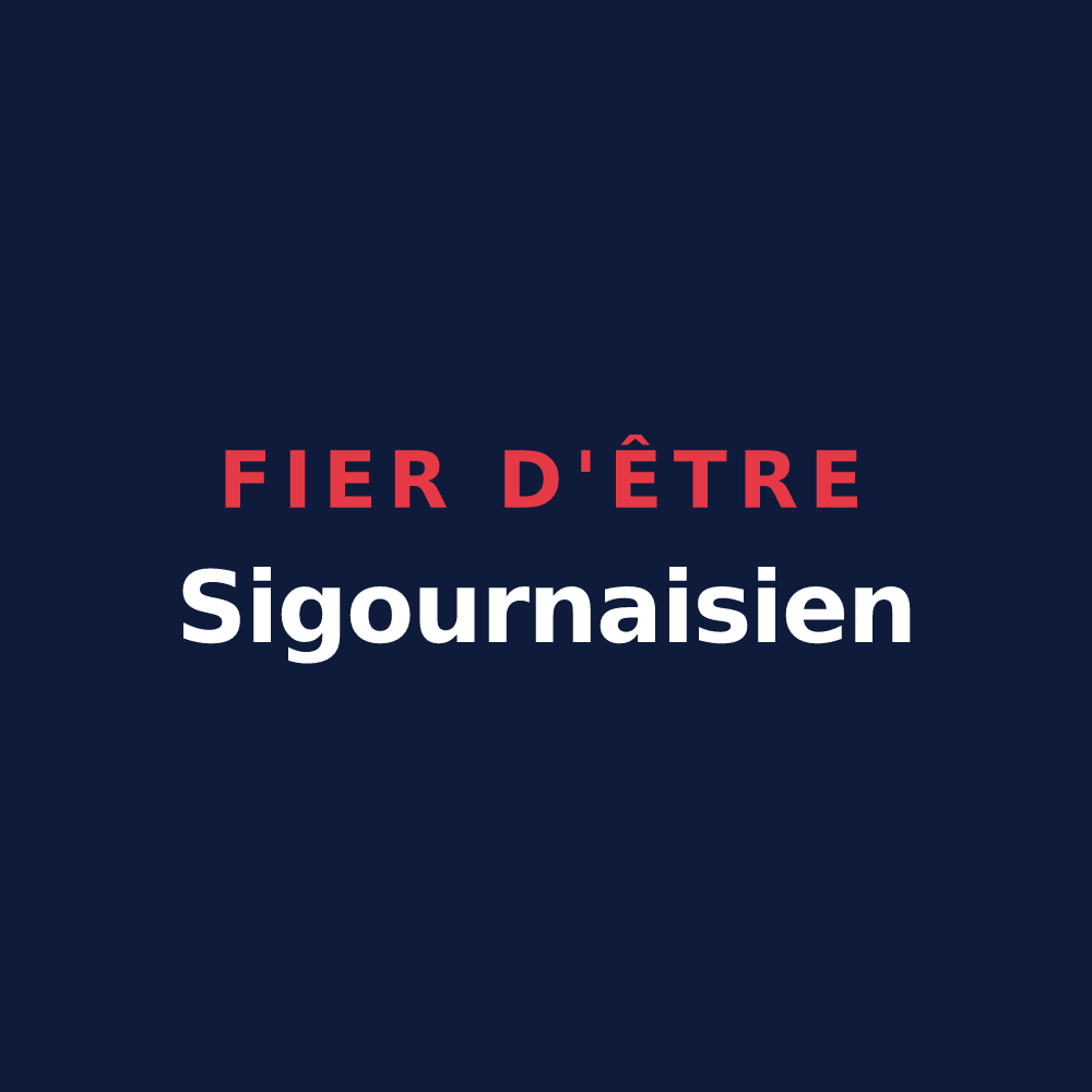 T-shirt « Fier d'être Sigournaisien » — design pour Sigournais
