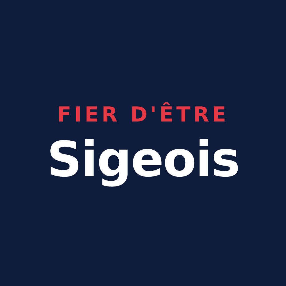 T-shirt « Fier d'être Sigeois » — design pour Sigy-en-Bray