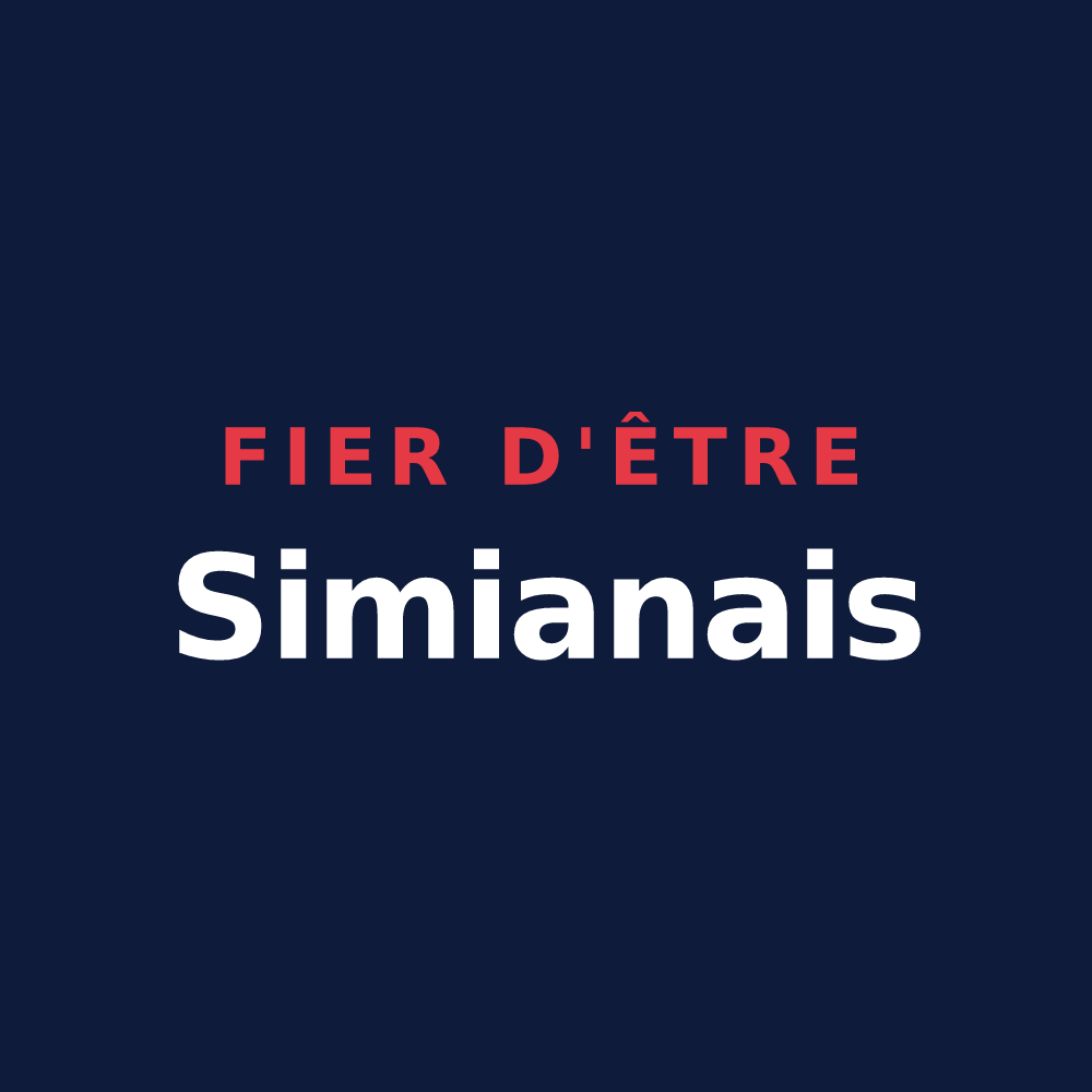 T-shirt « Fier d'être Simianais » — design pour Simiane-Collongue