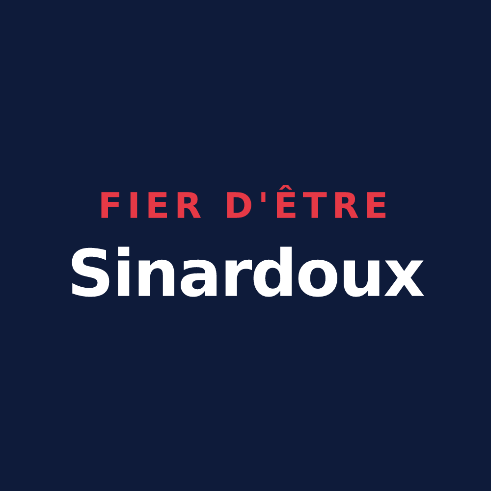 T-shirt « Fier d'être Sinardoux » — design pour Sinard