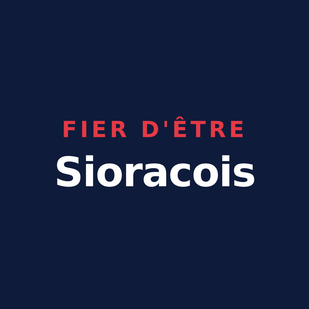 T-shirt « Fier d'être Sioracois » — design pour Siorac-en-Périgord
