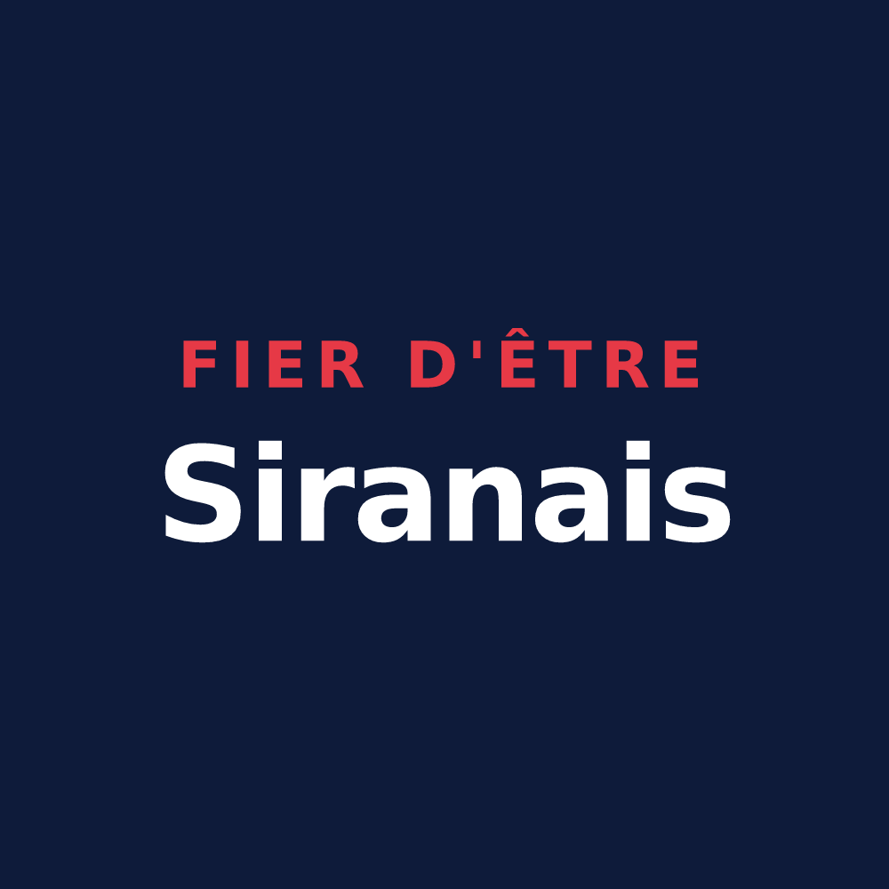 T-shirt « Fier d'être Siranais » — design pour Siran