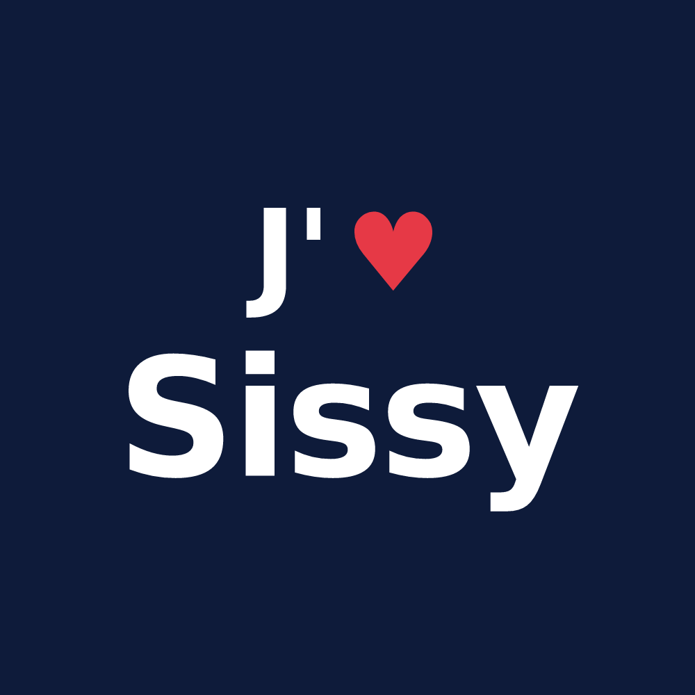 T-shirt personnalisé Sissy — design J'aime Sissy