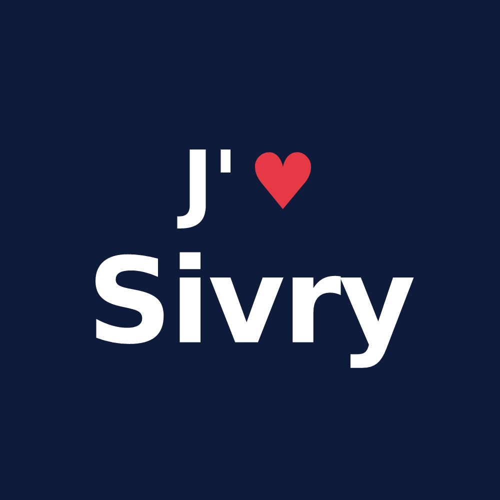 T-shirt personnalisé Sivry — design J'aime Sivry