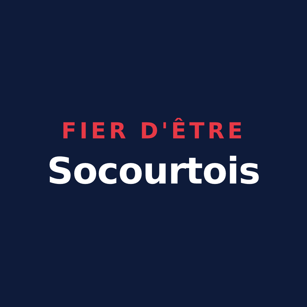 T-shirt « Fier d'être Socourtois » — design pour Socourt