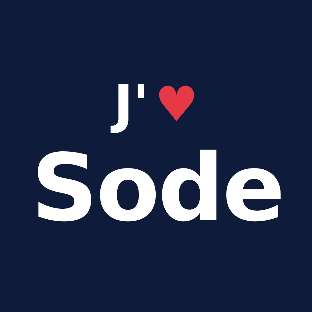 T-shirt personnalisé Sode — design J'aime Sode
