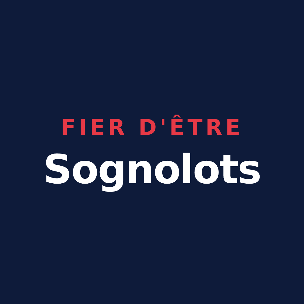 T-shirt « Fier d'être Sognolots » — design pour Sognolles-en-Montois