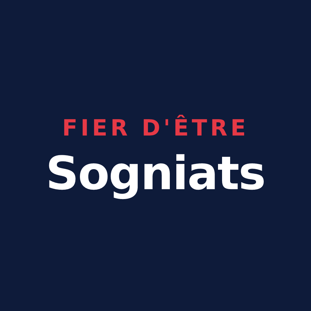 T-shirt « Fier d'être Sogniats » — design pour Sogny-aux-Moulins
