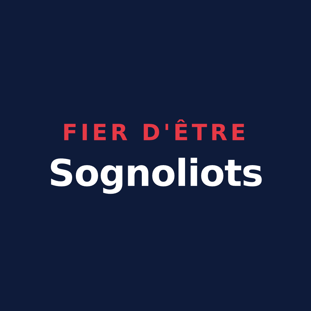 T-shirt « Fier d'être Sognoliots » — design pour Sogny-en-l'Angle