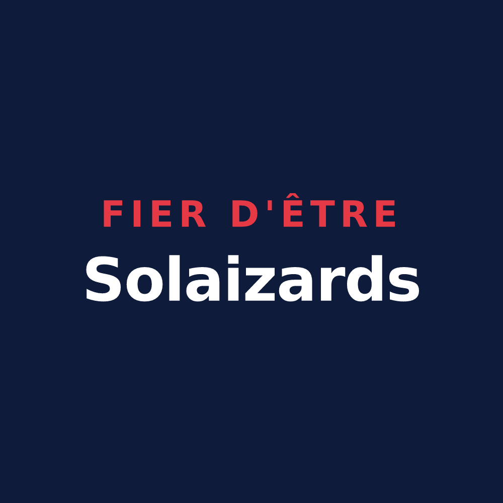 T-shirt « Fier d'être Solaizards » — design pour Solaize