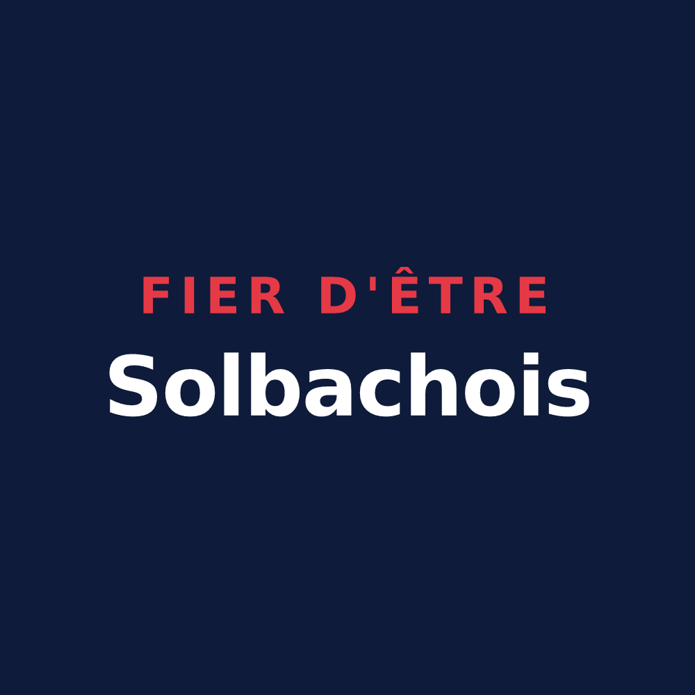 T-shirt « Fier d'être Solbachois » — design pour Solbach