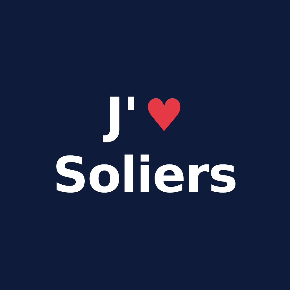 T-shirt personnalisé Soliers — design J'aime Soliers