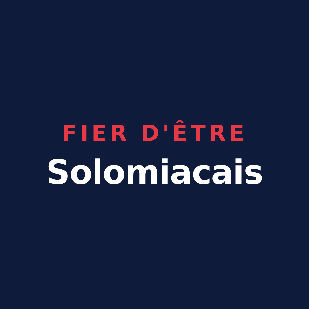 T-shirt « Fier d'être Solomiacais » — design pour Solomiac