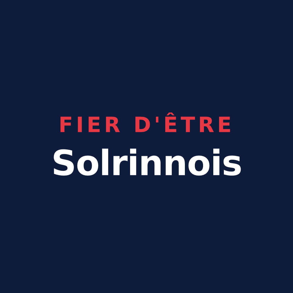 T-shirt « Fier d'être Solrinnois » — design pour Solrinnes