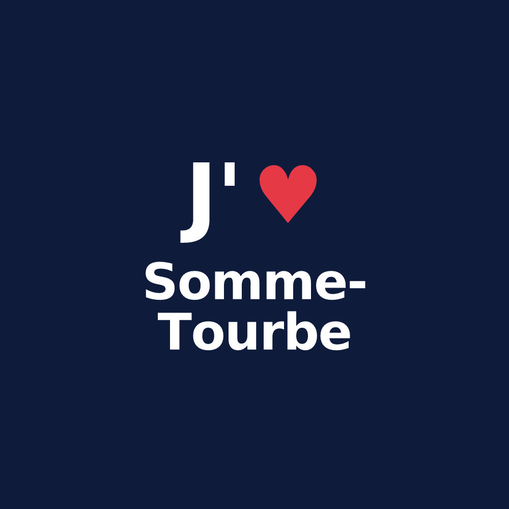 T-shirt personnalisé Somme-Tourbe — design J'aime Somme-Tourbe