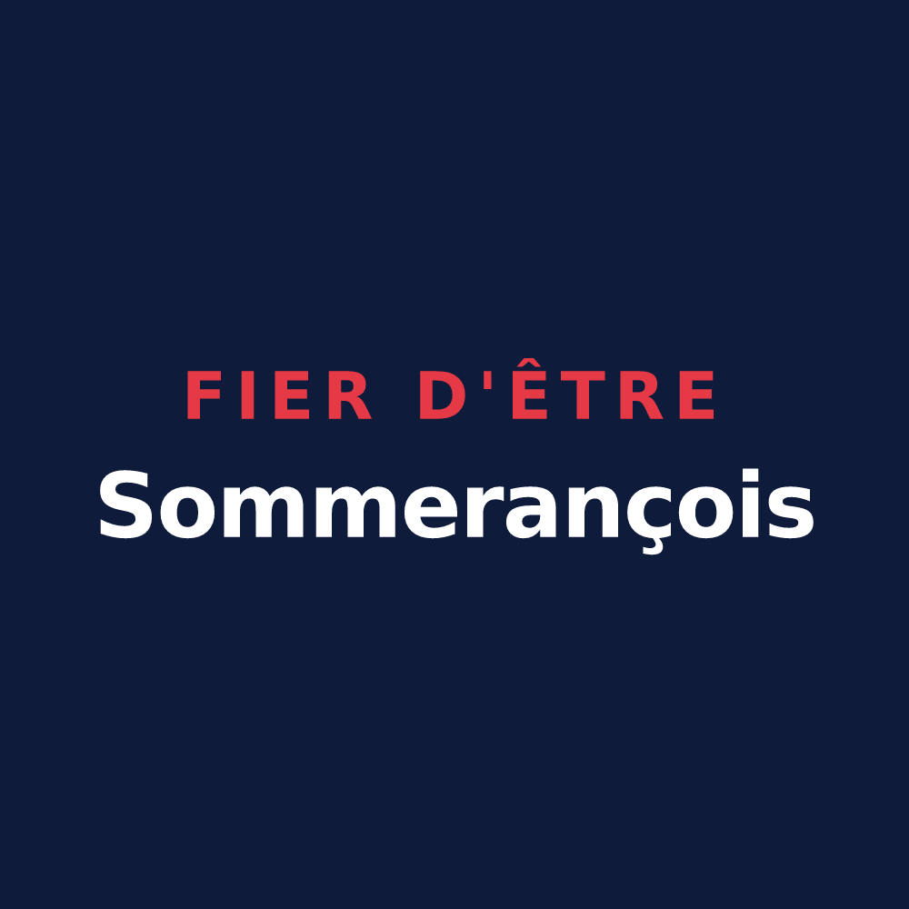 T-shirt « Fier d'être Sommerançois » — design pour Sommerance