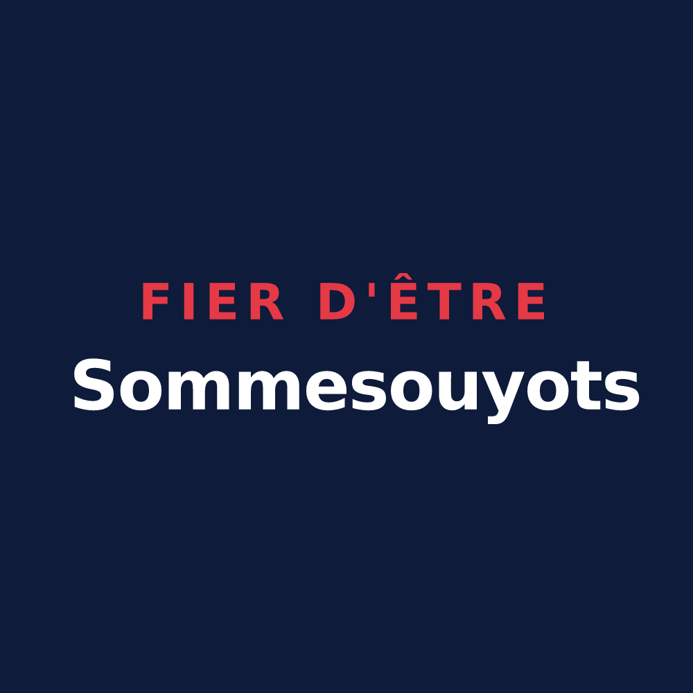 T-shirt « Fier d'être Sommesouyots » — design pour Sommesous