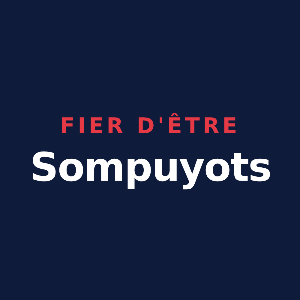 T-shirt « Fier d'être Sompuyots » — design pour Sompuis