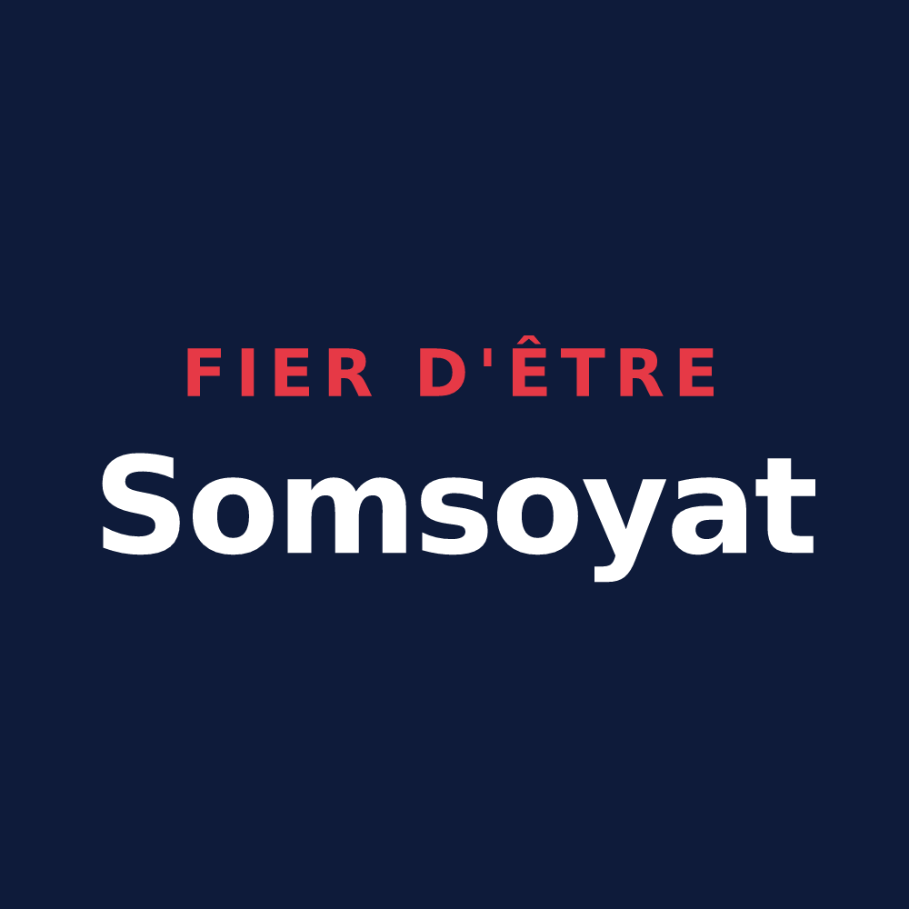 T-shirt « Fier d'être Somsoyat » — design pour Somsois