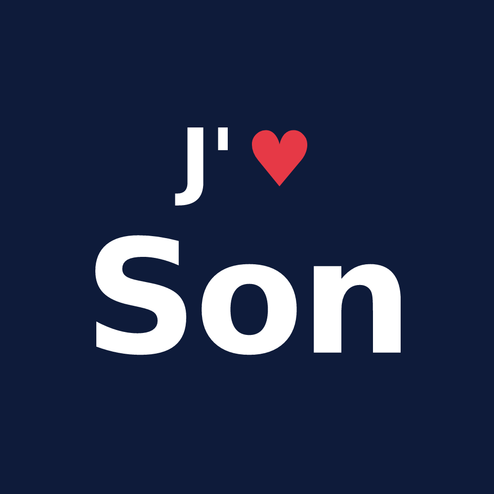T-shirt personnalisé Son — design J'aime Son