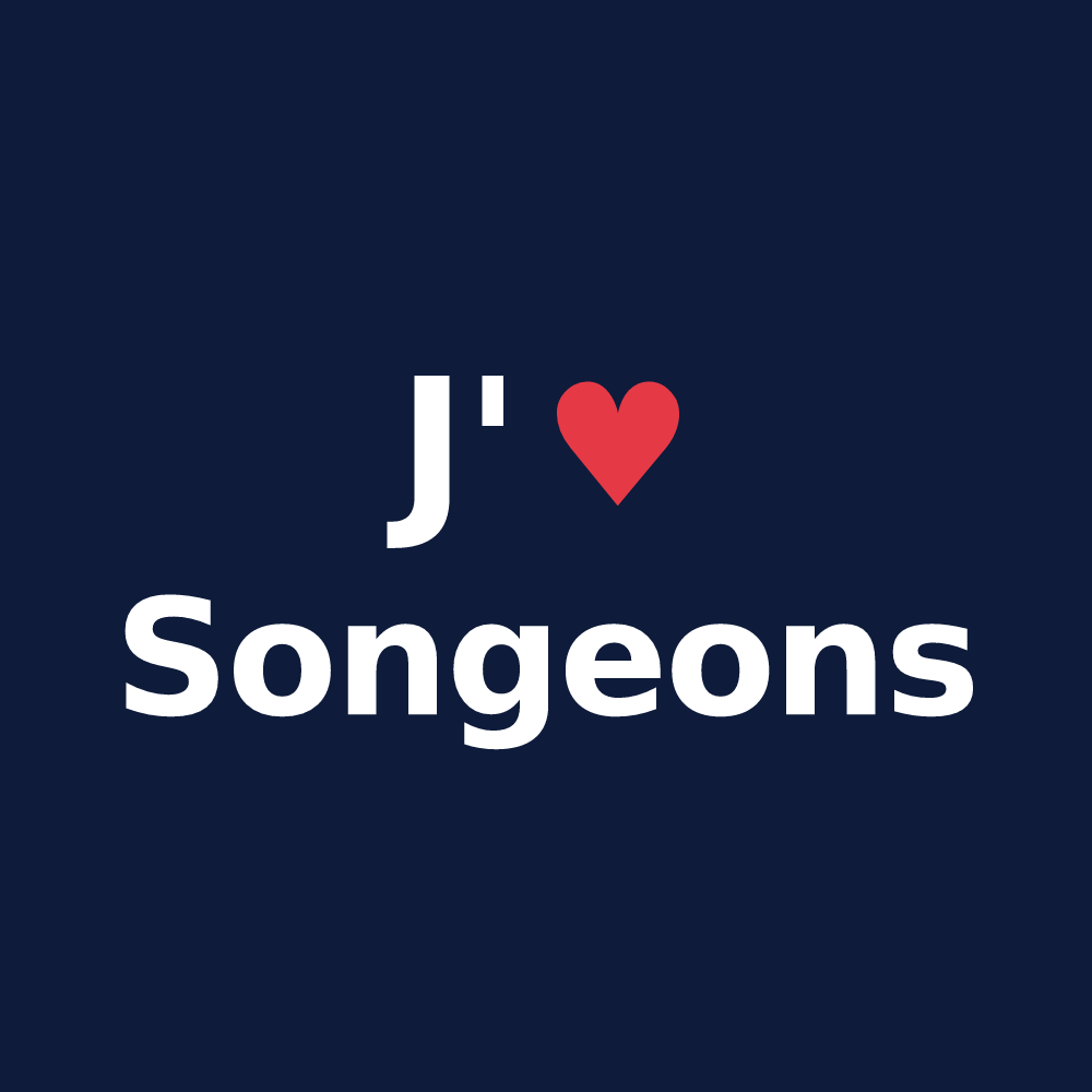 T-shirt personnalisé Songeons — design J'aime Songeons