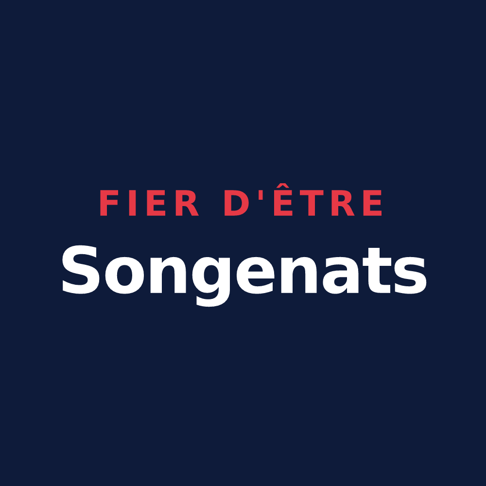 T-shirt « Fier d'être Songenats » — design pour Songy