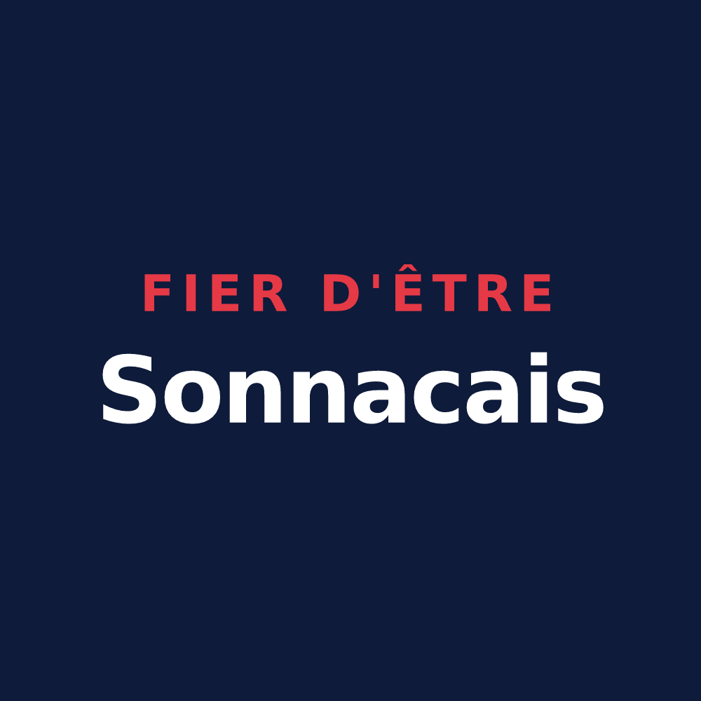 T-shirt « Fier d'être Sonnacais » — design pour Sonnac