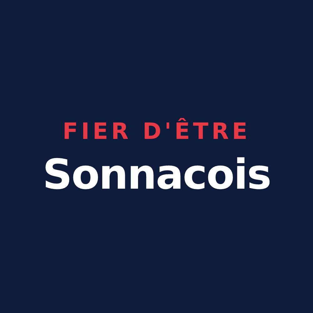 T-shirt « Fier d'être Sonnacois » — design pour Sonnac