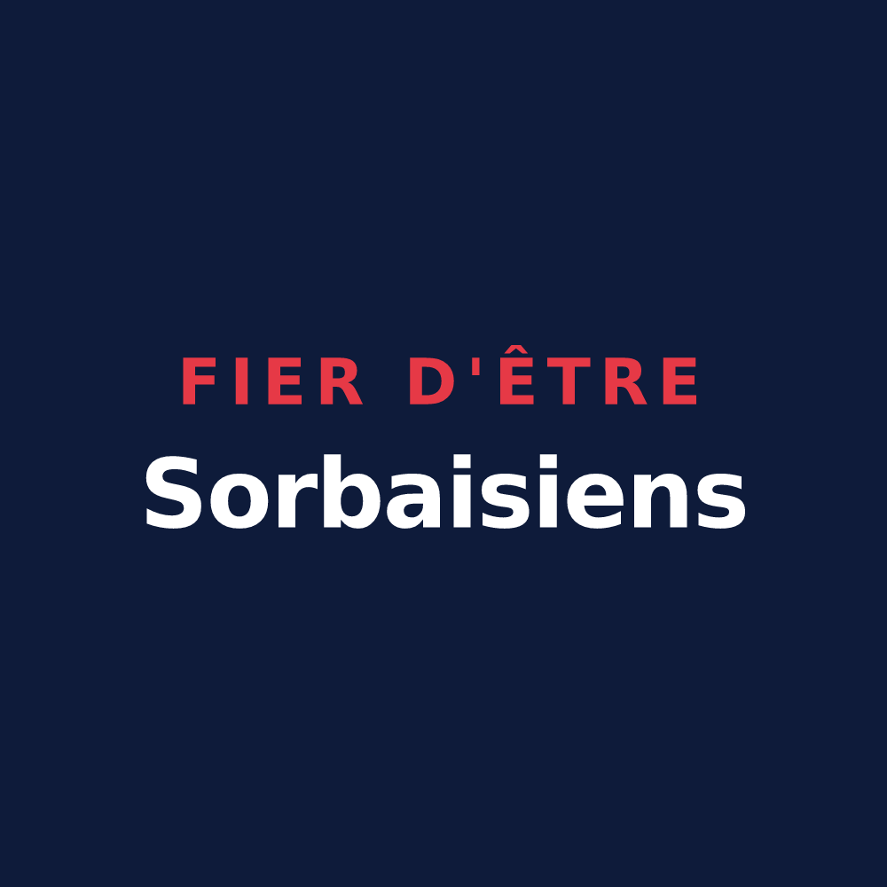 T-shirt « Fier d'être Sorbaisiens » — design pour Sorbais