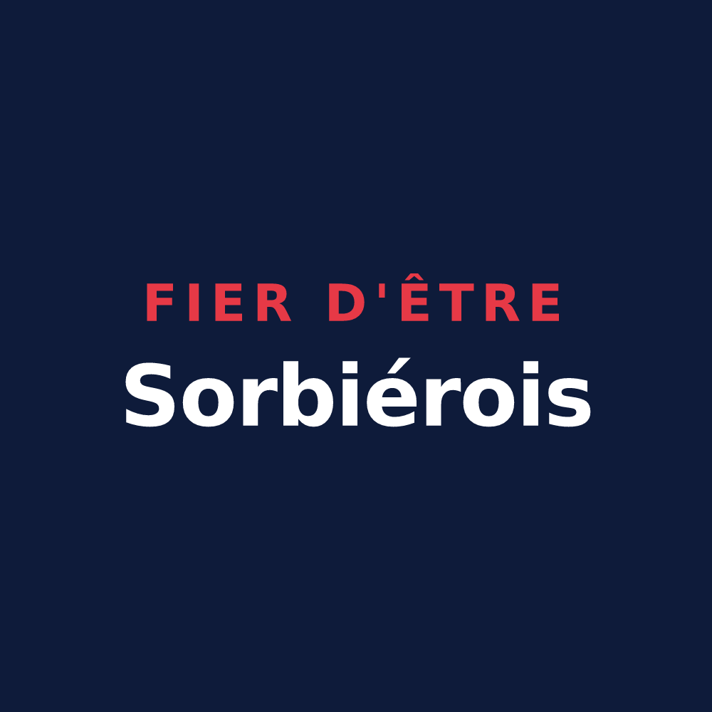 T-shirt « Fier d'être Sorbiérois » — design pour Sorbier