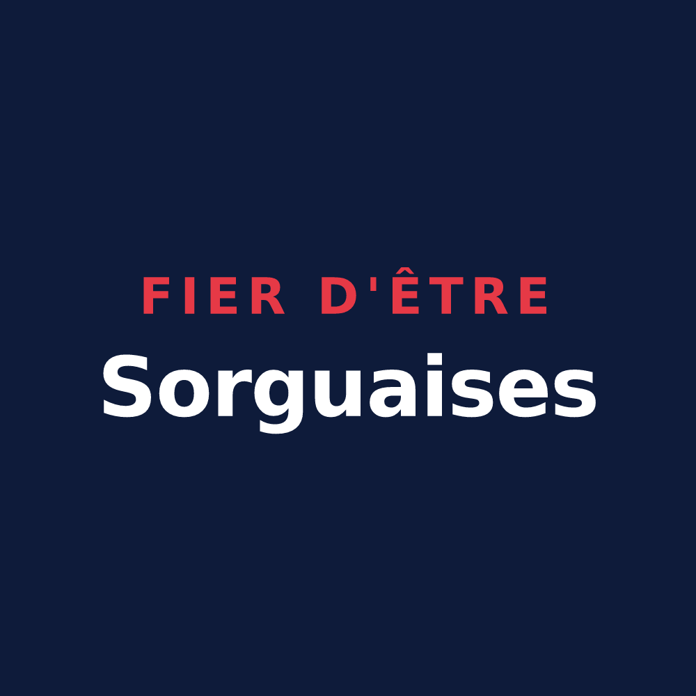 T-shirt « Fier d'être Sorguaises » — design pour Sorgues
