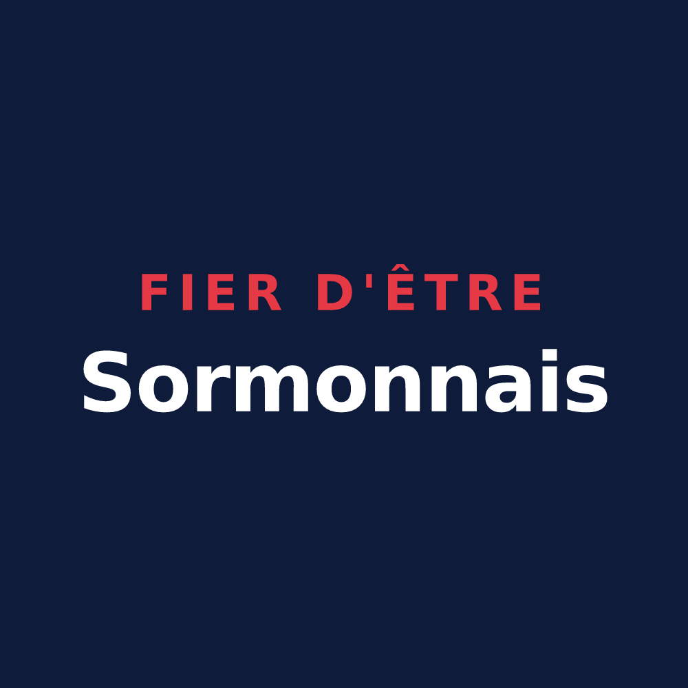 T-shirt « Fier d'être Sormonnais » — design pour Sormonne