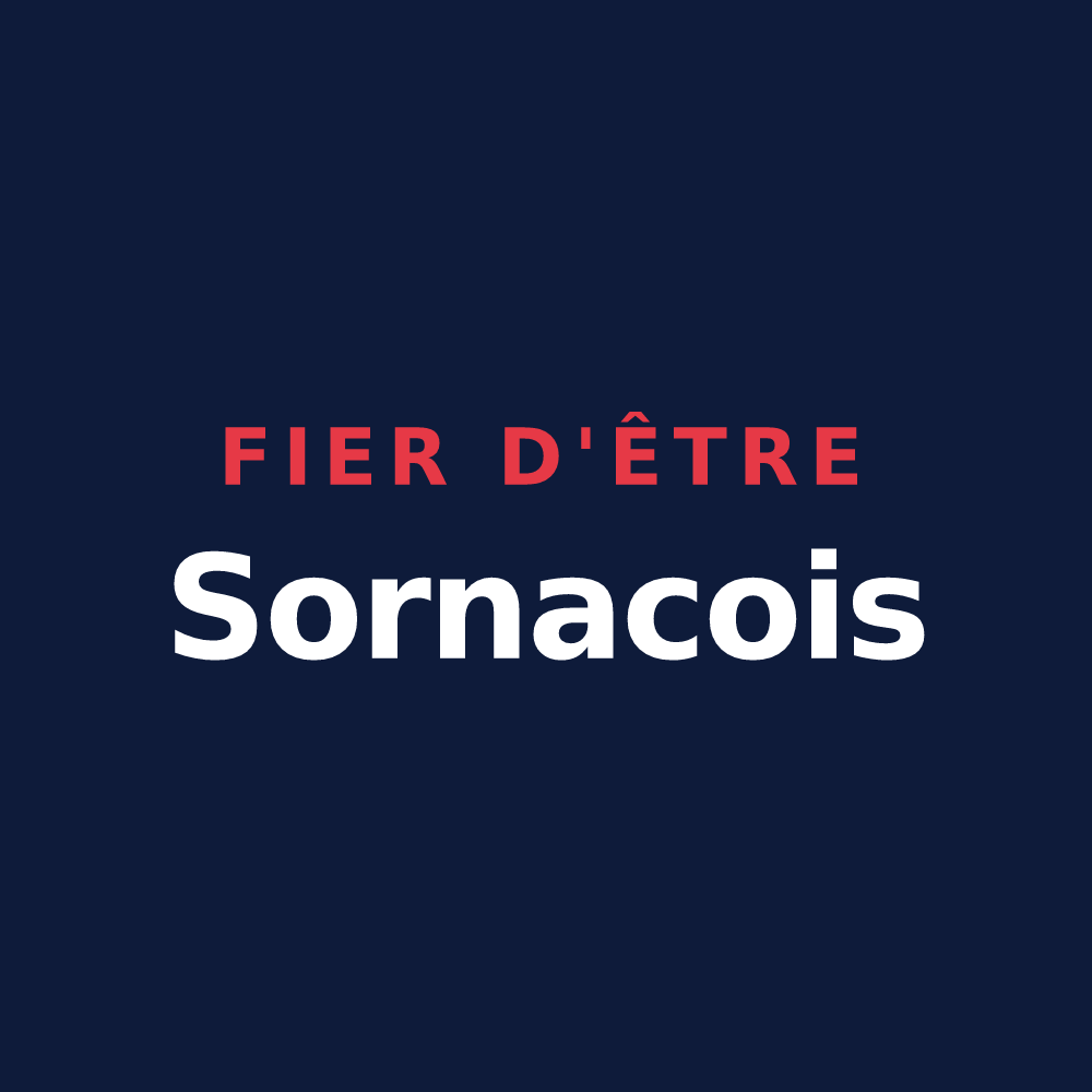 T-shirt « Fier d'être Sornacois » — design pour Sornac