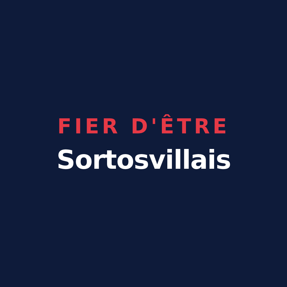 T-shirt « Fier d'être Sortosvillais » — design pour Sortosville