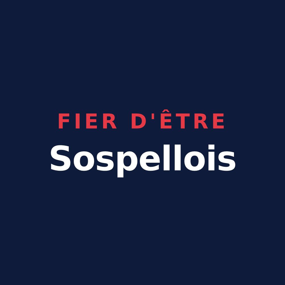 T-shirt « Fier d'être Sospellois » — design pour Sospel