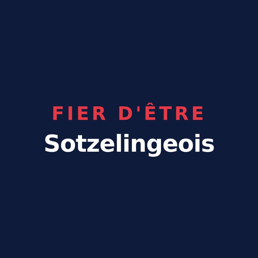 T-shirt « Fier d'être Sotzelingeois » — design pour Sotzeling