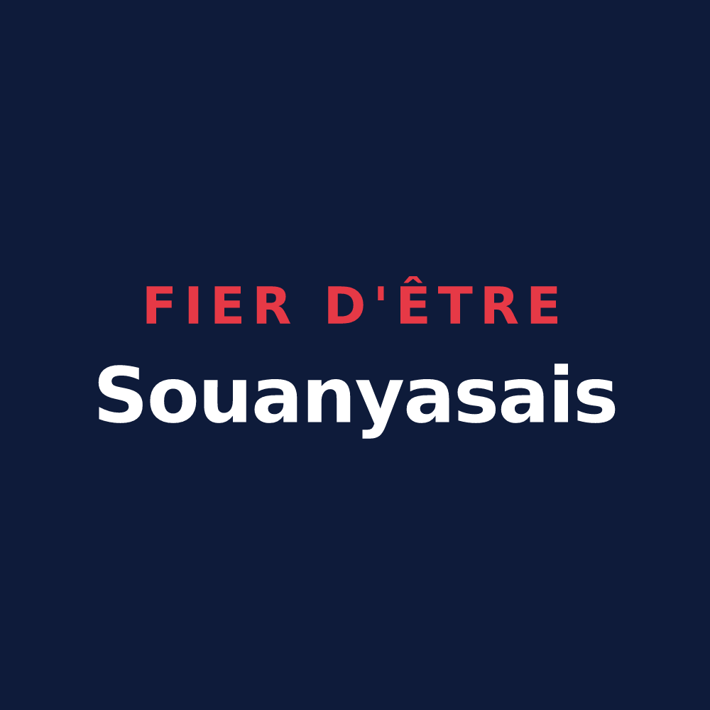 T-shirt « Fier d'être Souanyasais » — design pour Souanyas