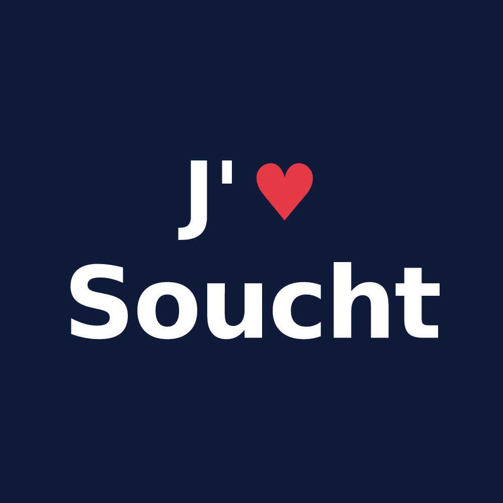 T-shirt personnalisé Soucht — design J'aime Soucht