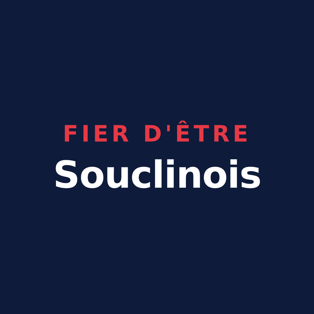 T-shirt « Fier d'être Souclinois » — design pour Souclin