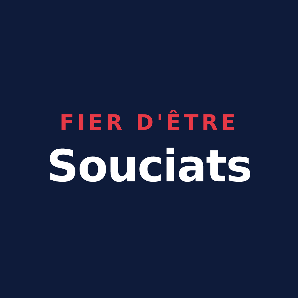 T-shirt « Fier d'être Souciats » — design pour Soucy