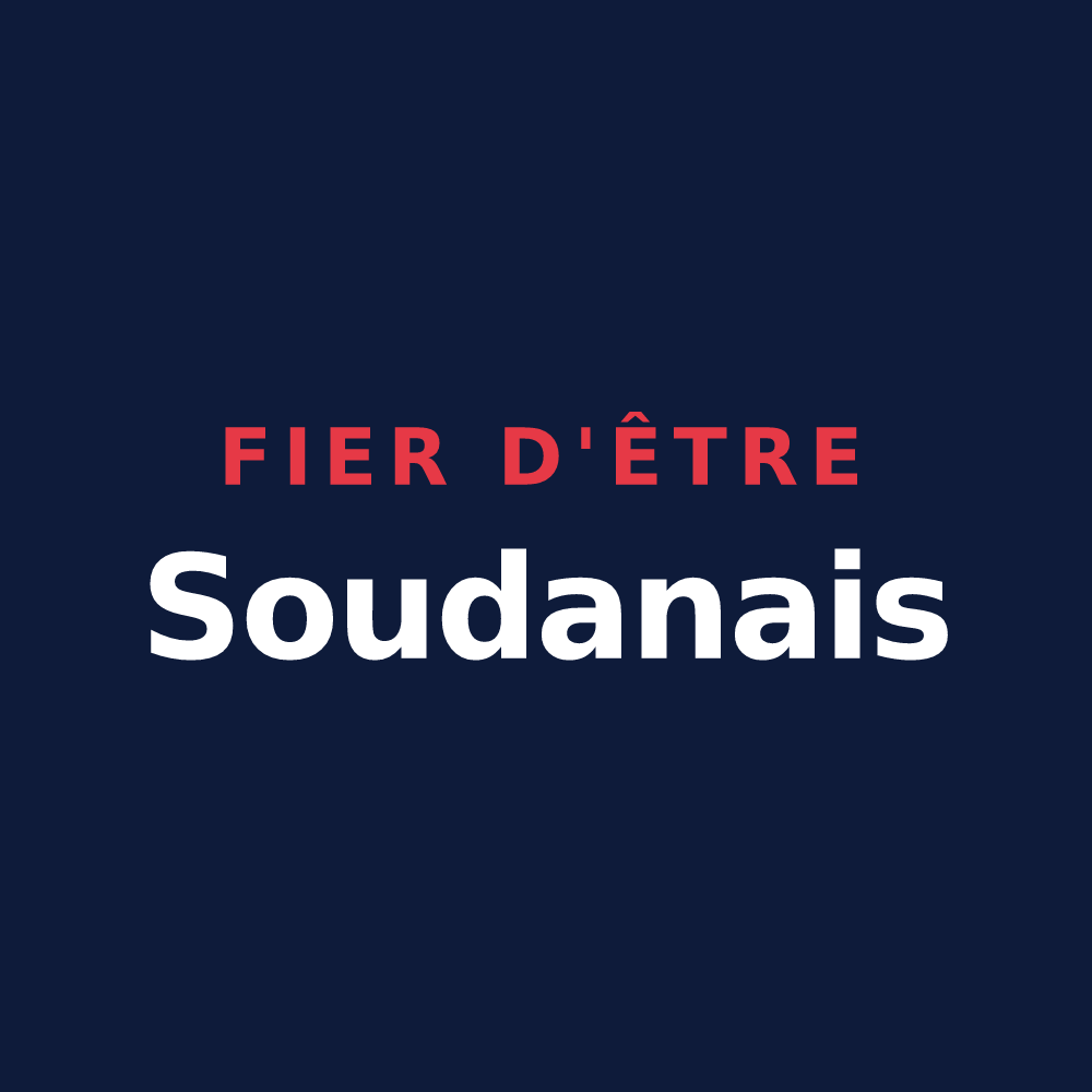 T-shirt « Fier d'être Soudanais » — design pour Soudan