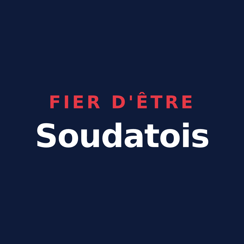 T-shirt « Fier d'être Soudatois » — design pour Soudat