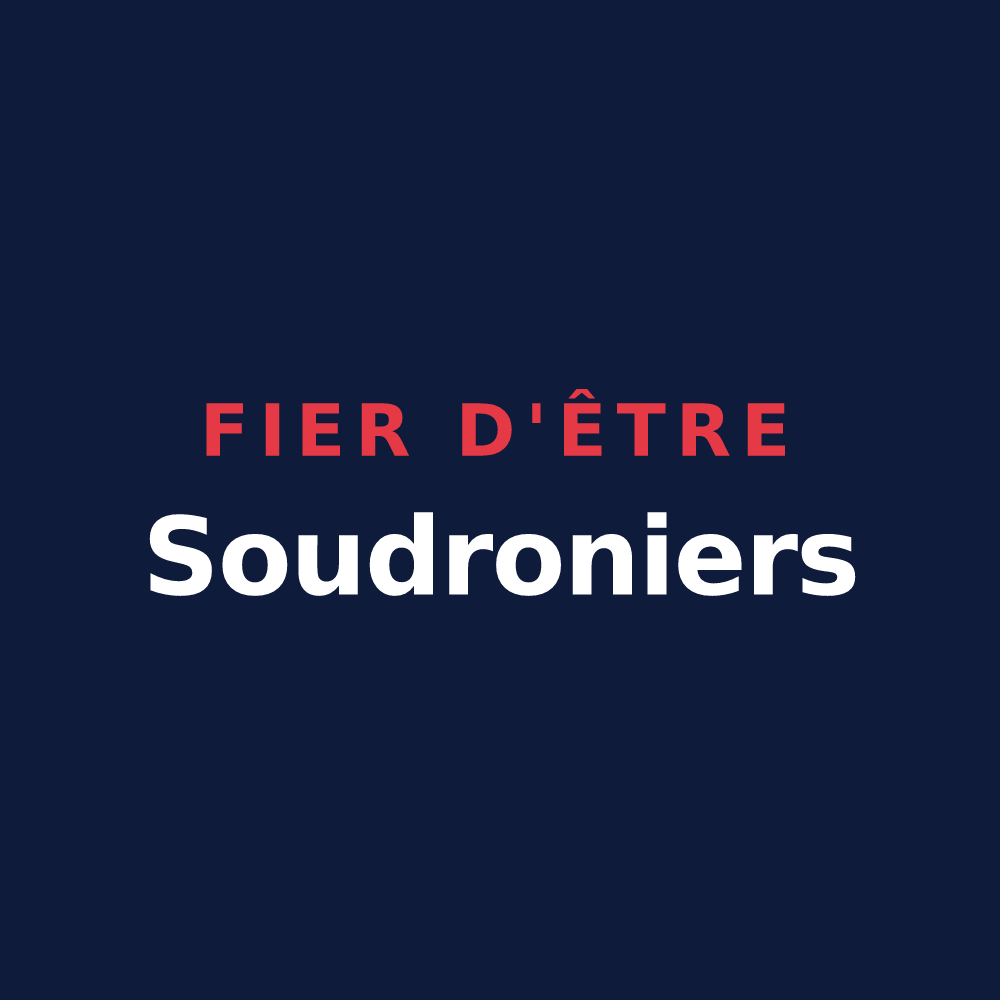 T-shirt « Fier d'être Soudroniers » — design pour Soudron