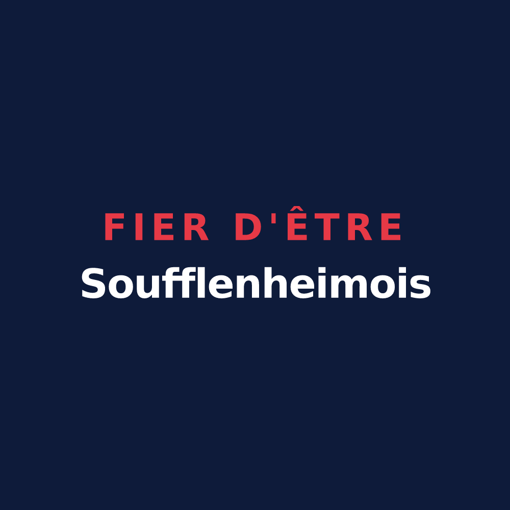 T-shirt « Fier d'être Soufflenheimois » — design pour Soufflenheim