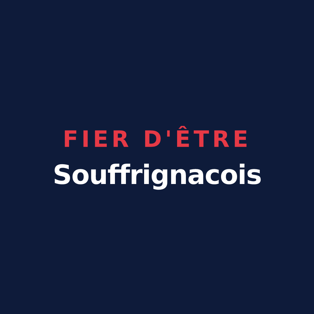 T-shirt « Fier d'être Souffrignacois » — design pour Souffrignac