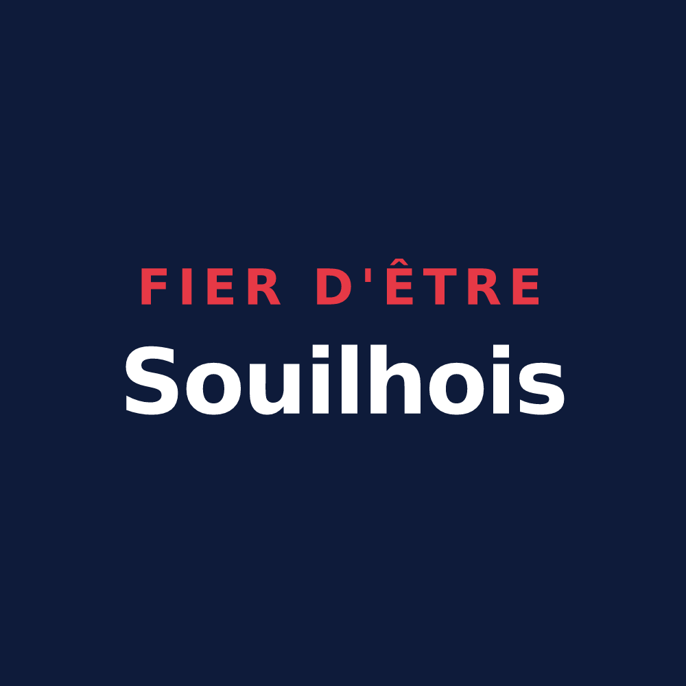 T-shirt « Fier d'être Souilhois » — design pour Souilhe
