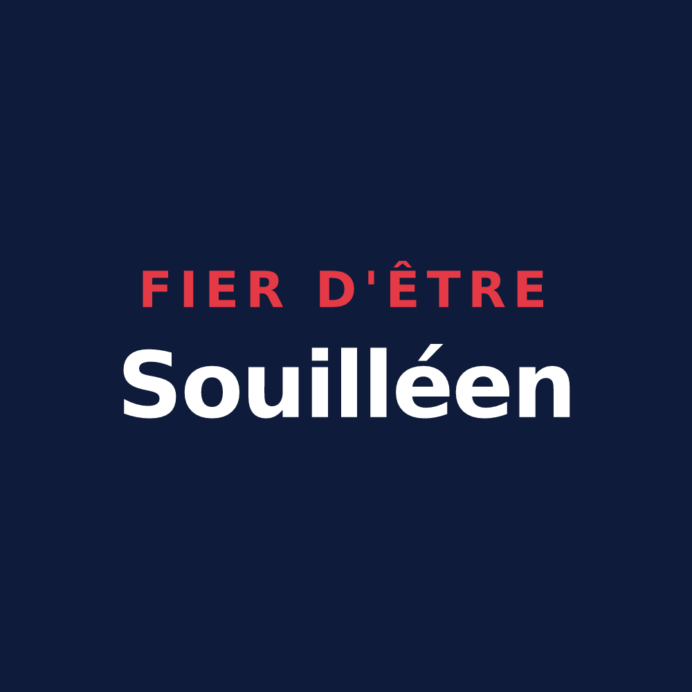 T-shirt « Fier d'être Souilléen » — design pour Souillé