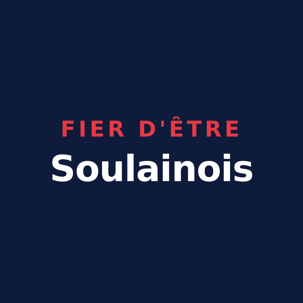 T-shirt « Fier d'être Soulainois » — design pour Soulaines-sur-Aubance